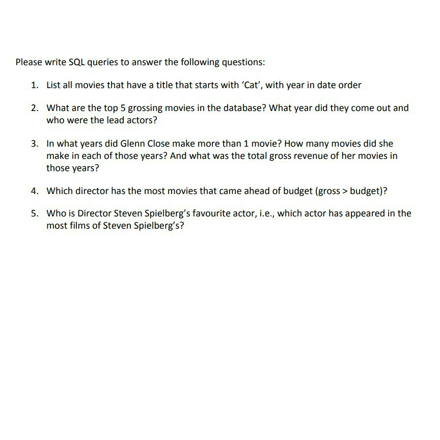 Test 1. You will have 2 hours to complete this test. At