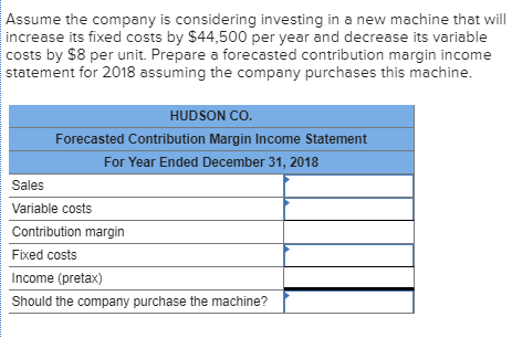 Ended December 31, 2017 Sales (10,400 units at $280 each) Variable costs