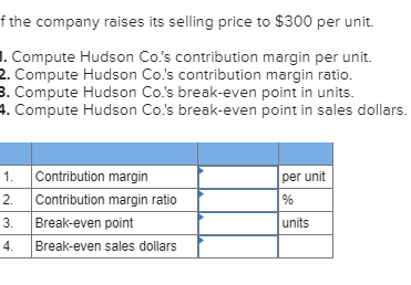 (10,400 units at $210 each) Contribution margin Fixed costs Pretax income $2,912,000