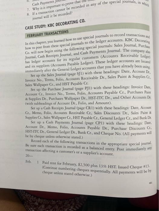  7. Why is it important to prove that eled in any