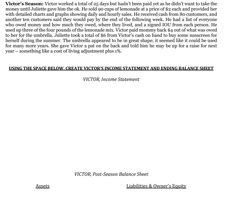 thirteen-year-old Juliette wanted to make some cash the old-fashioned way: by getting