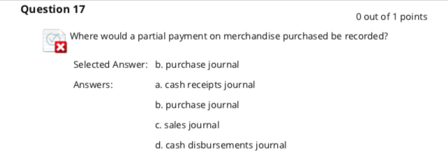 out of 1 points What account is used in a periodic inventory