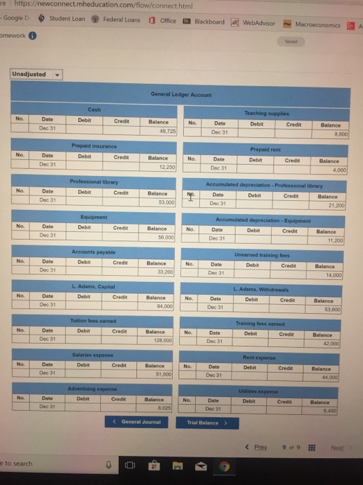 locations. Its unadjusted trial balance as of December 31, 2017, is found
