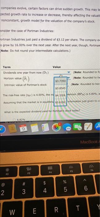sudden growth. This may lead to a period of nonconstant, or variable,