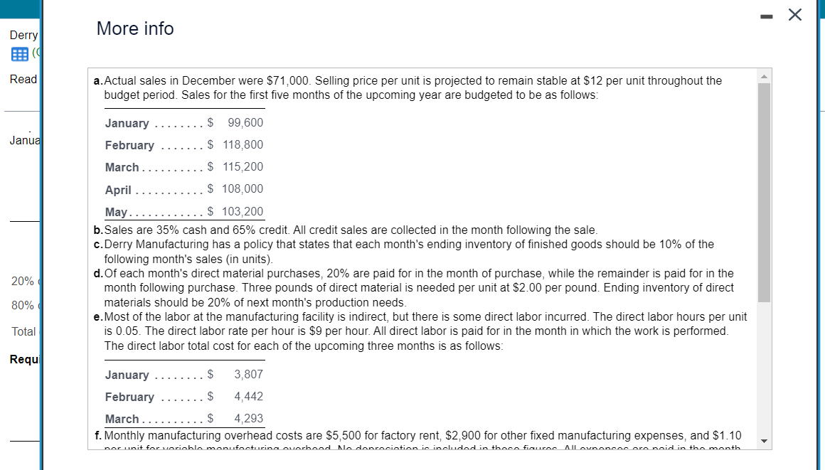 Requirement 2. Prepare a production budget. (Hint: Unit sales = Sales in
