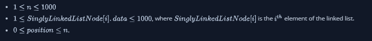 Given the pointer to the head node of a linked list and