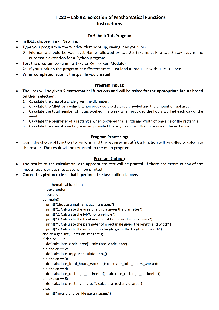 Please write the codes exactly as you would have typed it in