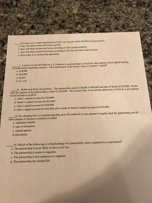 partners should be recorded on the partnership booksat their a. book values