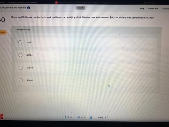 please help tionen 2 and Pras Conect 2 Questions and Problem med