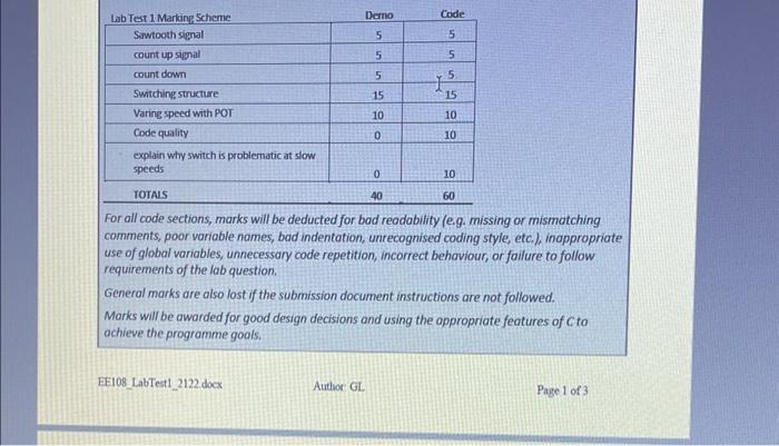 the code with comments and follow the instructions set and show the