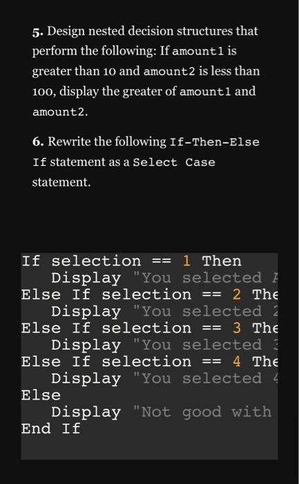 40 to the variable z if the variable x is greater than