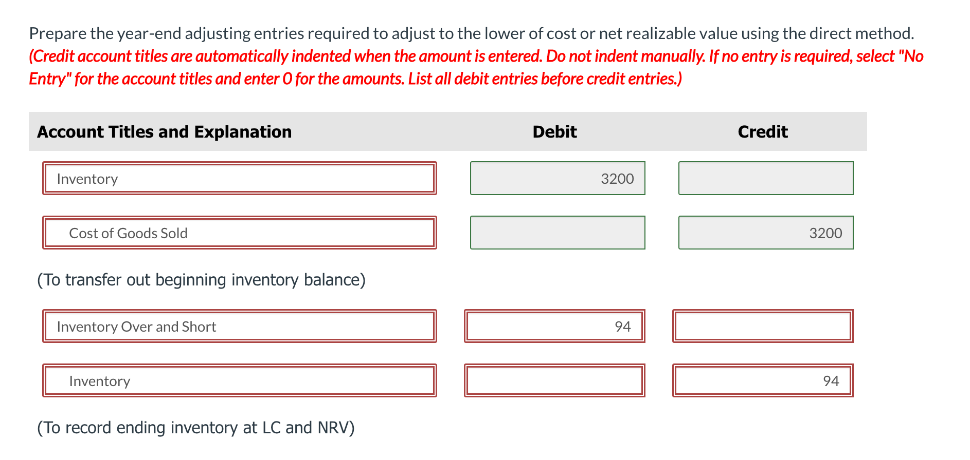 inventory as at December 31, 2023: Assume that Cullumber uses a periodic