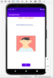 *don't copy please* Create an Empty Activity Project to implement the following