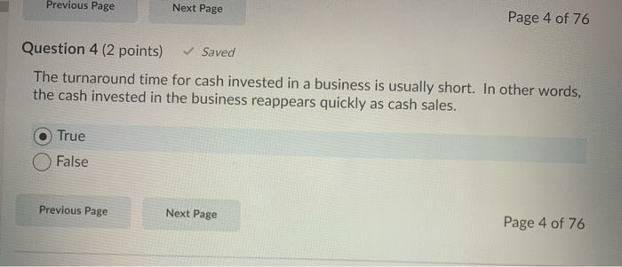 of cash flows because the lapse in time between inflows and outflows