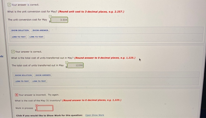 ledger of American Company has the following work in process account. Work