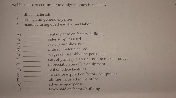 the income statement of a service company? A) sales revenue B) cost