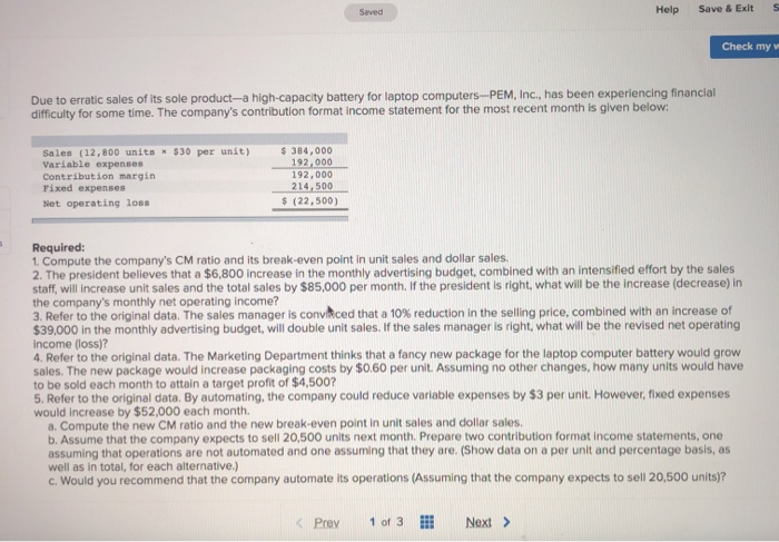  Saved Help Save & Exit S Check my Due to erratic