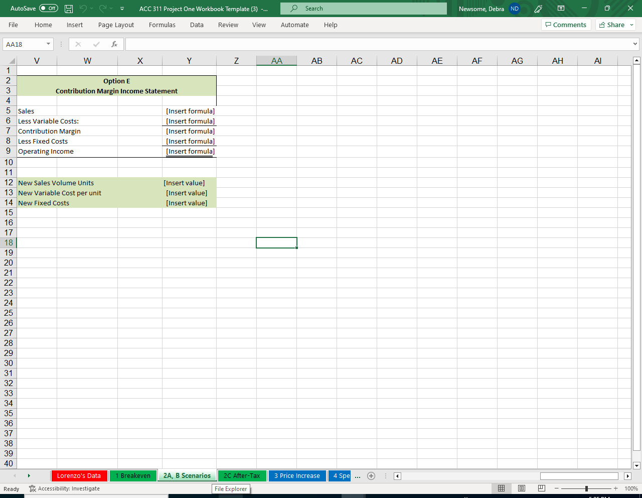 Scenario Lorenzo, the owner of a local poster shop, comes to you