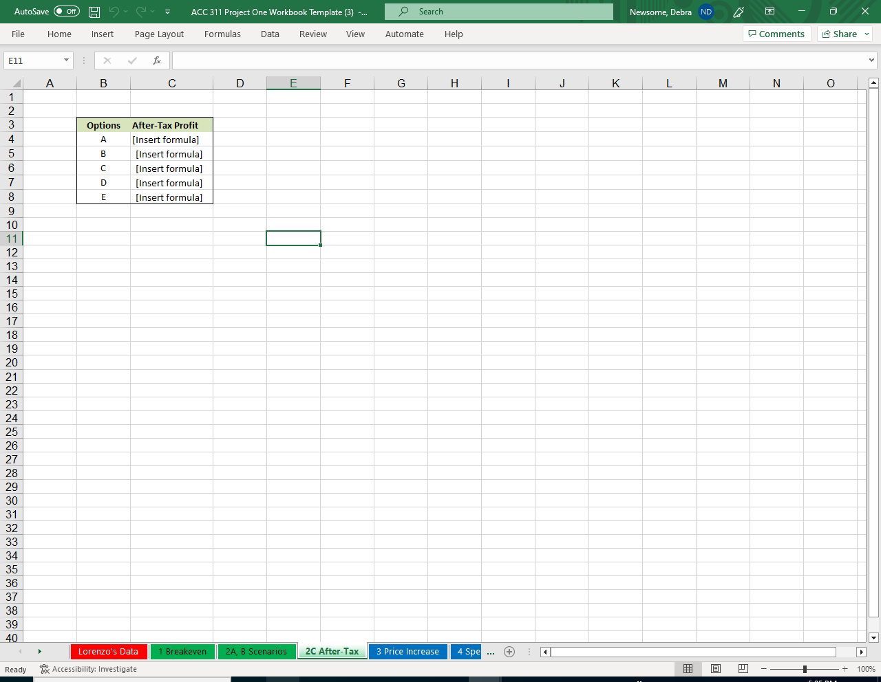 for help. While his shop has been breaking even for the past