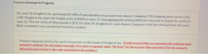  Current Attempt in Progress On June 10, Kingbird, Inc. purchased $7,400