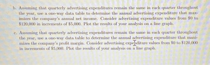 each part. Question 4: As product marketing manager, one of our jobs