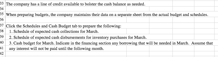 March sales $ 1,600 $ 3,750 S 5,100 30 25 40 9
