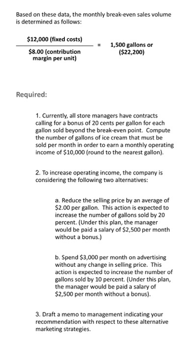 where you got the numbers Case Study Background Information Purple Cow operations