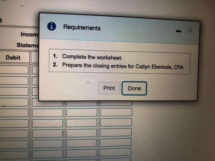 Adjusted Trial Balance Debit Credit Debit Credit Income Statement Balance Sheet Debit