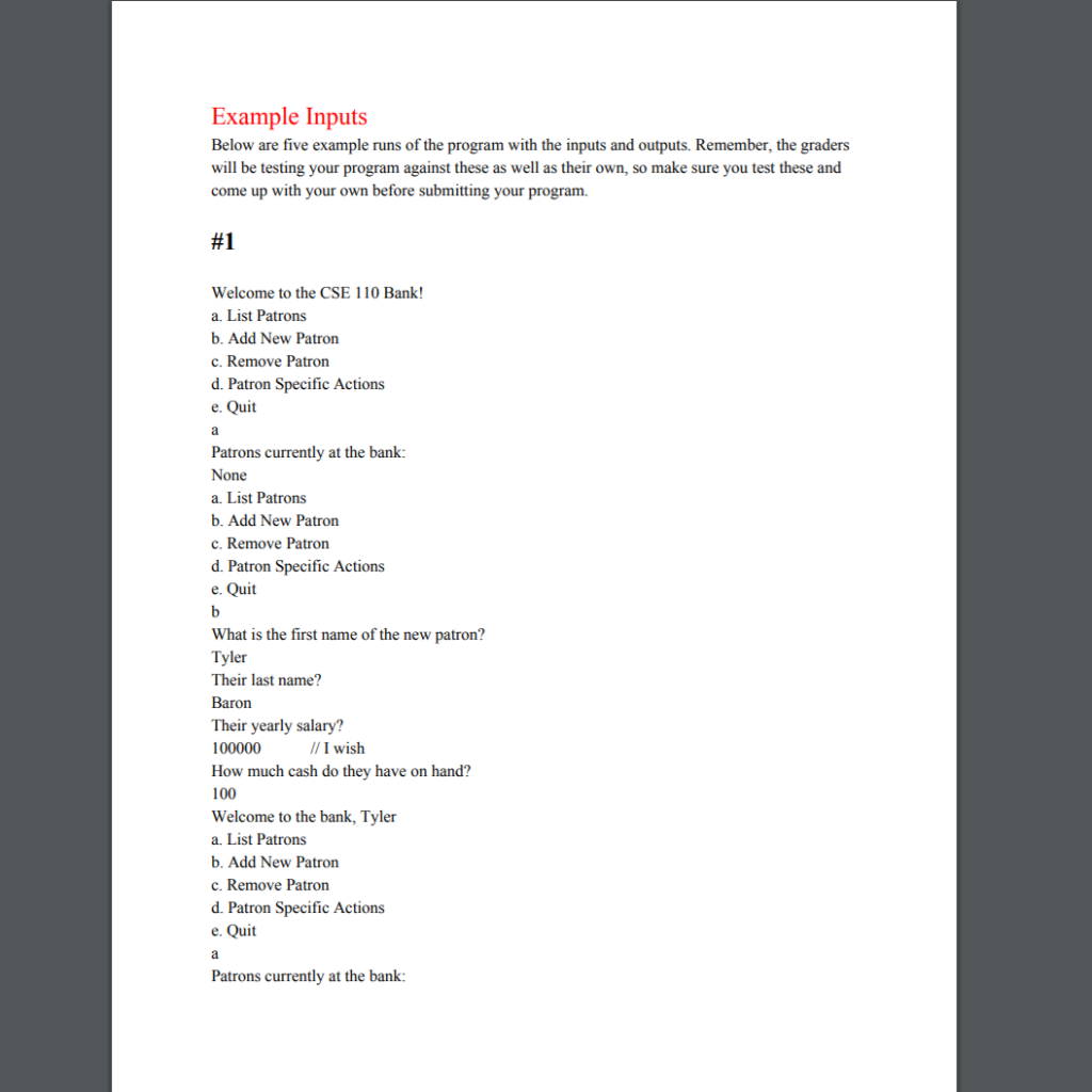 Thank you CSE 110: Principles of Programming Languages Assignment 6 Overview In