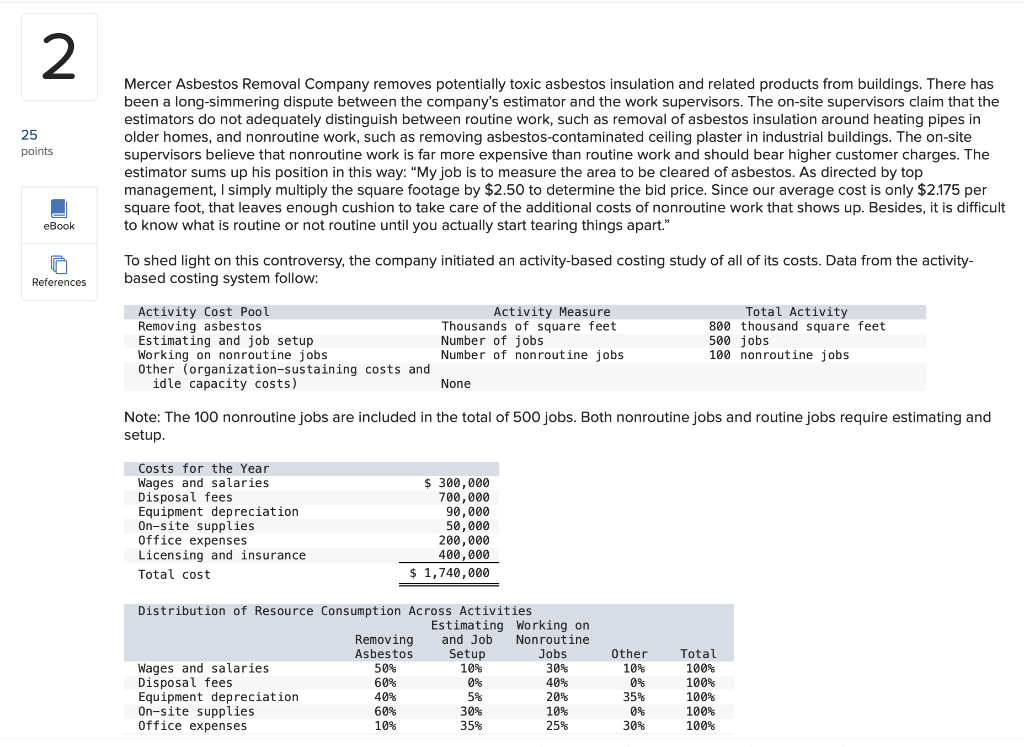 (Mercer Asbestos) Please explain how you solved the answer and structure or