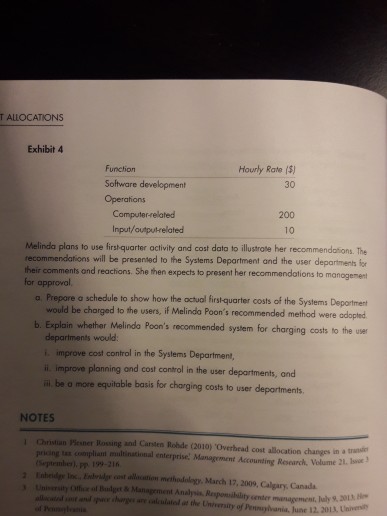 improve cost control in ISD ii. Explain whether Jergens' proposed method of