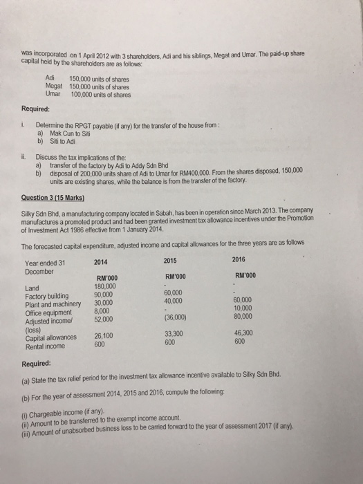 is included. ACCT24121BBF208 TAXATION INDIVIDUAL ASSIGNMENT 2 JUNE SEMESTER 2017 SUBMISSION DATE: