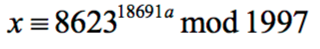  Compute x if a = 35 using the smallest number of