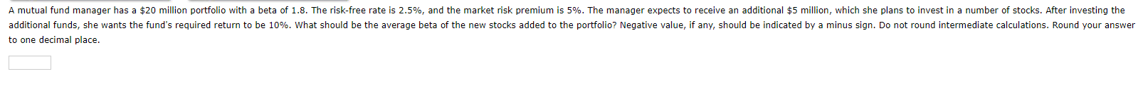  to one decimal place