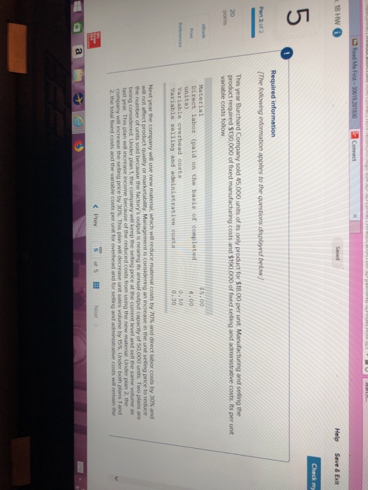  Read Me F 18 HW 6 Help Save & Exit Required