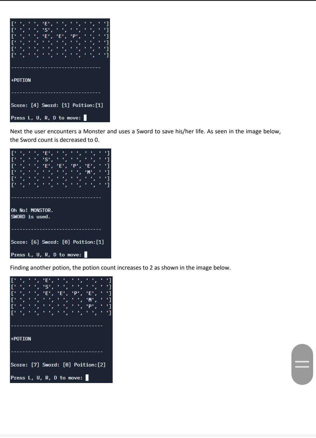 listed below: 1. [0.2pt.] The adventure land will have the size of