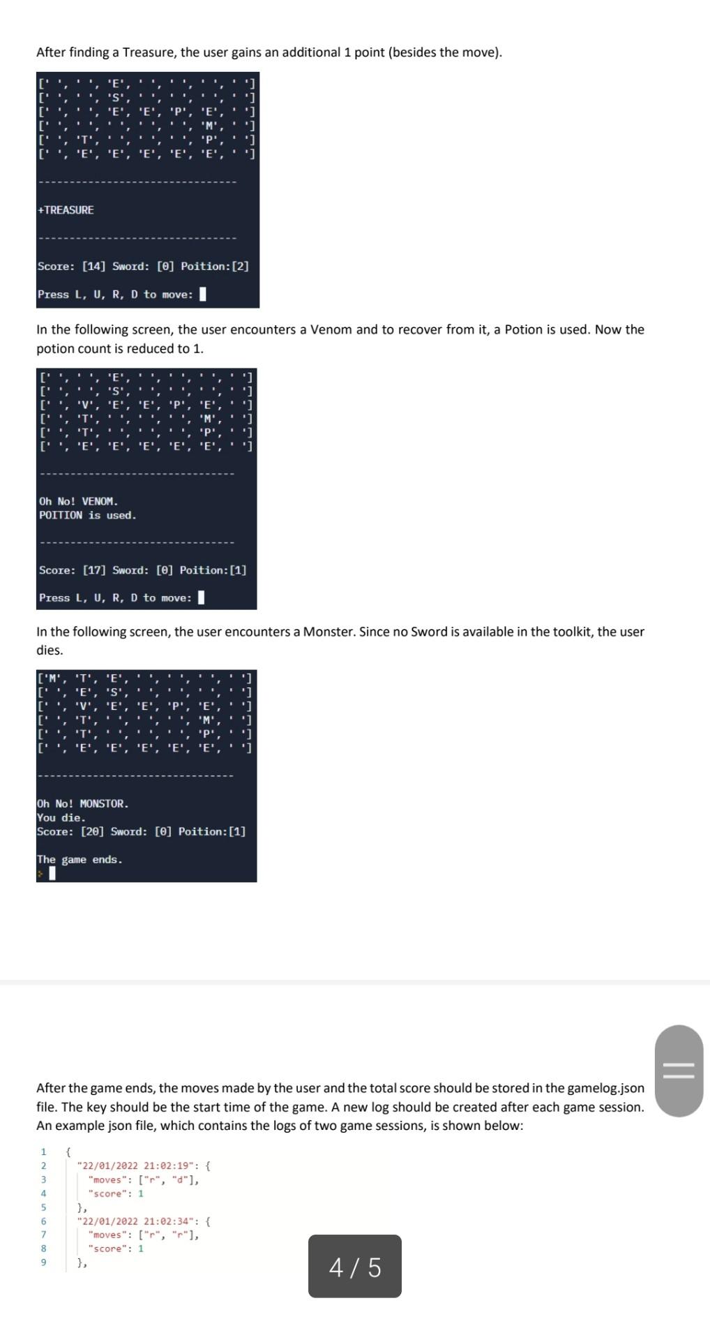 6 rows x7 columns, resulting in 42 cells. 2. [0.2pt.] Inside these