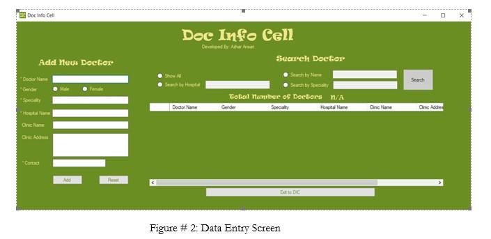 MAKE TEST CASE Requirement # 2 System should have a Data Entry