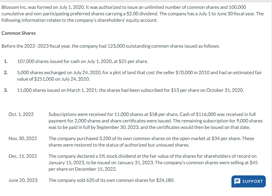  Please help with the journal entries, and show calculation formulas. Thank
