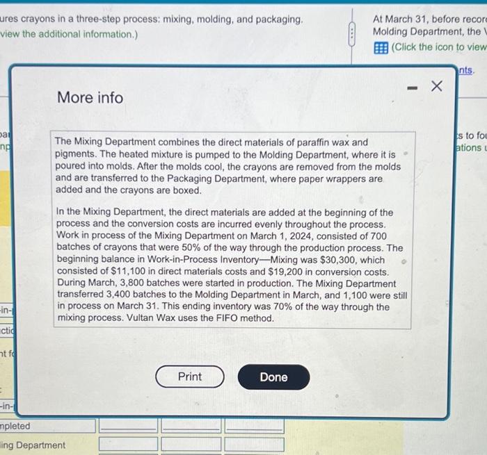 a table so easy to read. thanks!! Vultan Wax manufactures crayons in