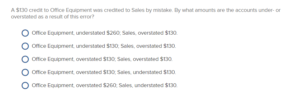 trial balance to be out of balance? A $75 receipt from a