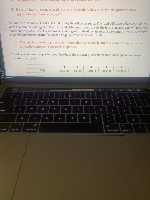 operations to your investors each year: 1 2 3 350,000 400,000 450,000
