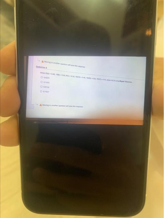  DO A Moving to another question will save this response, Questions