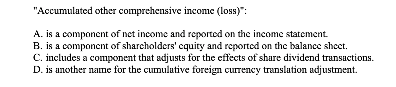 I know the answer is b, but why other options are not