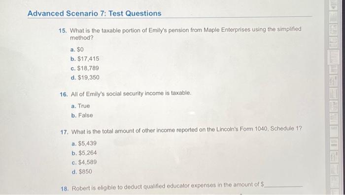 Robert and Emily are married and choose to file Married Filing Jointly