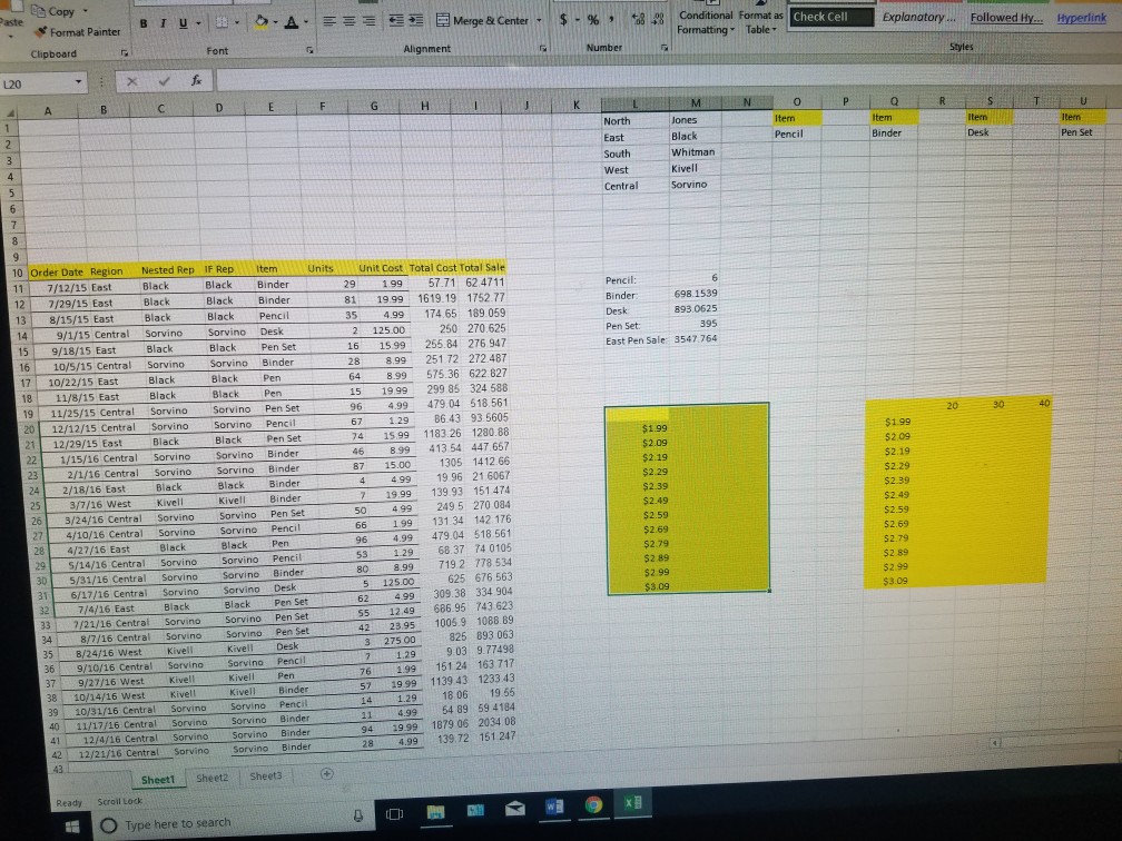  Please help! With the upper northwest corner starting in cell L20,