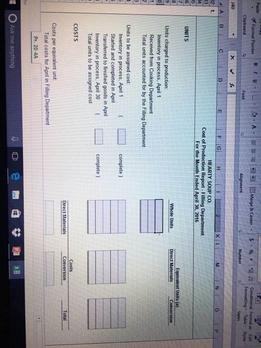 Formatting Table St Alignment Number Styles ers are entered in the cells