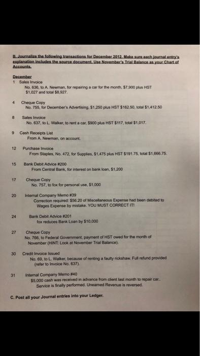 a post-closing trial balance . Adjusted trial balance Accounts Name crec bank