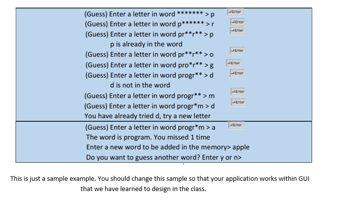 Write a program for hangman game that randomly picks a word from