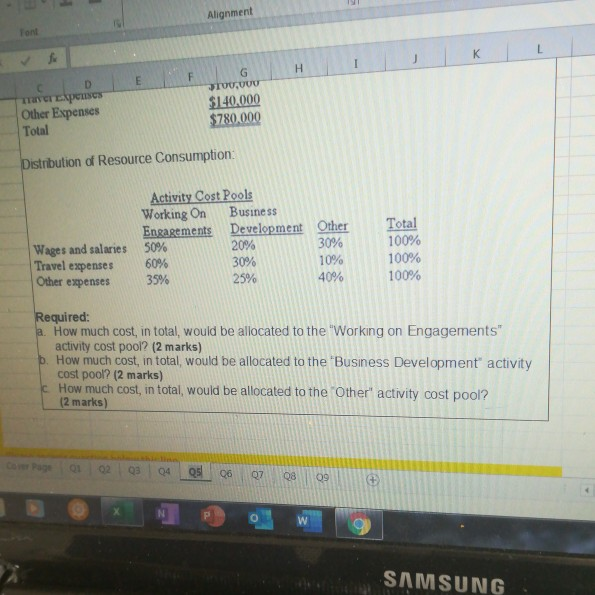% Formatting Font Alignment 5 Number B C D E F G